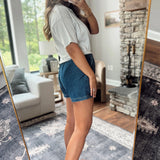 Rodeo Blues Denim Drawstring Shorts