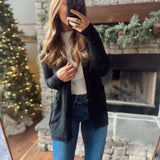 Black Soft Season Cardigan