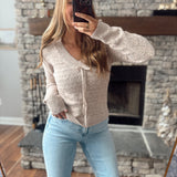 Taupe Gentle Loop Sweater
