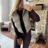 Brown Winsley Puffer Vest