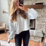 Heather Gray Double Take Sweatshirt