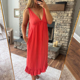 Poppy In My Moment Midi Dress