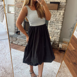 Black Plans After This Midi Dress