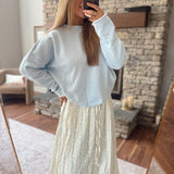 Sky Blue Piper Pullover