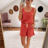 Sienna Henley Romper
