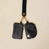 Black Dynamic Duo Wristlet
