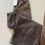 Coffee HR Wide Leg Jeans