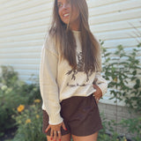Espresso Ride Away Suede Shorts