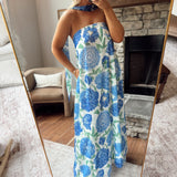 Blue Ellis Maxi Dress