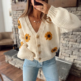 Sunlit Threads Embroidered Cardigan