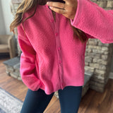 Punch Contrast Sherpa Jacket