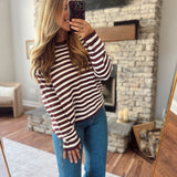 Dark Cherry Sondra Sweater