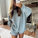 Blue Evania Top