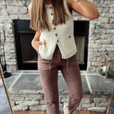 Cocoa Brown HR Crop Joggers