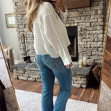 Mica Intense Blue MR Bootcut Denim