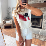 White Coast to Coast Sweater Top