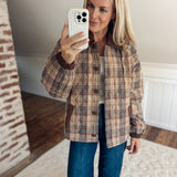 Taupe Fieldhouse Jacket