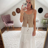 Taupe Textured Knit Cami