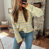 Daisy & Sky Striped Sicyl Cardigan