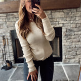 Oatmeal Trim & Proper Sweater