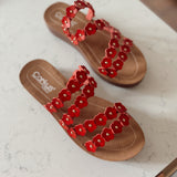 Red Garden Party Sandal