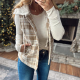 Taupe Northwoods Hooded Vest