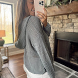 Dusty Blue No Rules Just Vibes Hoodie Sweater