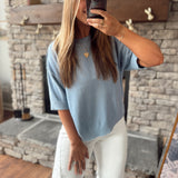 Blue Reno Sweater Tee