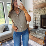 Mocha Cardi With A Twist