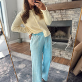 Blue Lounge Lane Pants