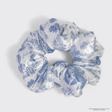 Bridgerton x Kitsch Satin Pillowcase Scrunchies - Toile in Bloom