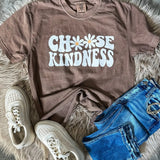 Espresso Choose Kindness Daisies Tee