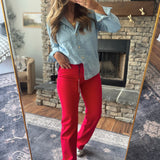 Mica Lava HR Loose Straight Leg Denim