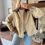 Sandy Beige Vessie Barn Jacket