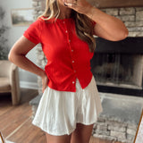 White Monroe Match Shorts