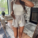 Sunny Suit Striped Bottom Romper