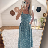 Denim Meet Me Downtown Midi Dress