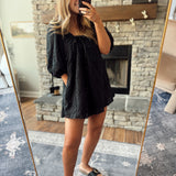 Black Avignon Romper