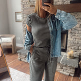 Black Winslett Top
