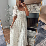 Creme Camry Floral Maxi Dress