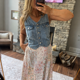 Medium Styled Right Denim Vest