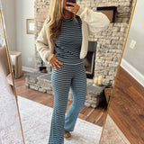 Light Blue & Navy Katia Pants