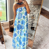 Blue Ellis Maxi Dress