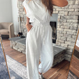 Breakfast One Oatmeal Jumpsuit
