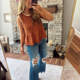 Rust Wood Luelle Top