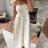 Cream Holy Mackerel! Midi Dress