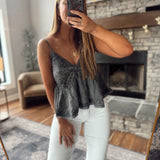 Black Eureka Tank Top