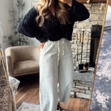 Black Stripes Ahead Cargo Pants