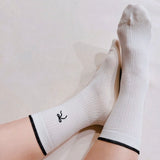 Simply Bow Black & White Sock Set