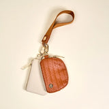 Brown Dynamic Duo Wristlet
